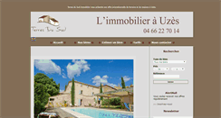 Desktop Screenshot of immo-uzes.com